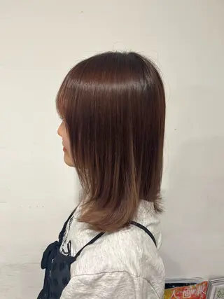 ミディアム 木野村 穂香のヘアスタイル