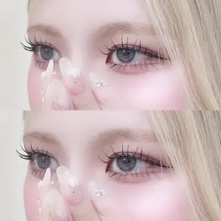 マツエク・マツパ ハルカ🎀グレージュ /マツエクꨄ︎のマツエク・マツパデザイン