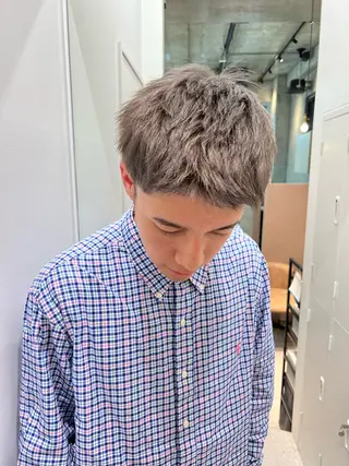 メンズ カコ/レイヤーカット ヘアアレンジのヘアスタイル