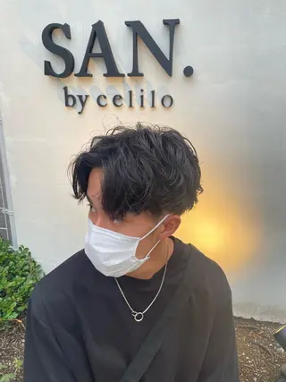 パーマ メンズ 船橋駅南口徒歩5分 キチ/RITSUのヘアスタイル