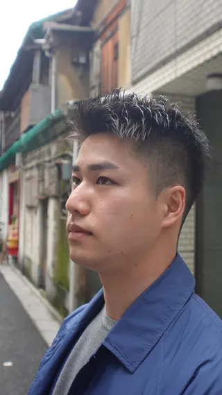 メンズ アイブロウ メンズ眉毛ワックス 青山英憲のヘアスタイル