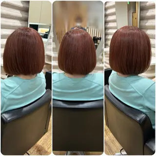 ミディアム カラー カラーダメージが艶々 『ケア特化店』KONのヘアスタイル
