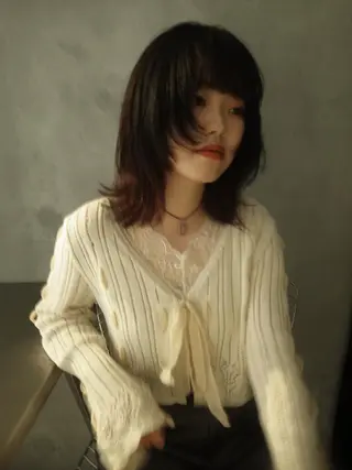 ミディアム カラー 229所属・maki @pullnocのヘアスタイル