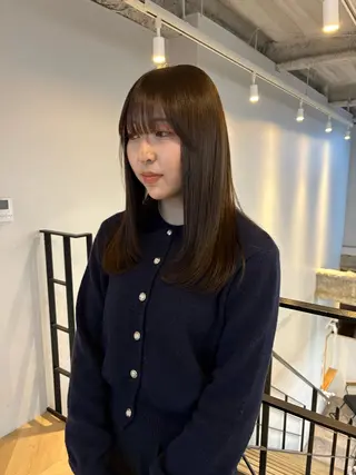 セミロング yuri/伏見/栄/ カットモデルのヘアスタイル