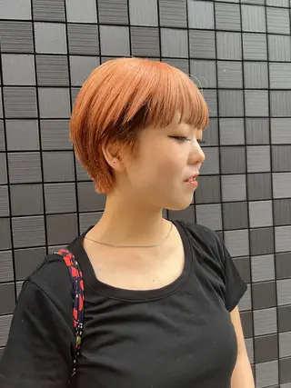ショート カラー 大阪メンズハイトーン /スパイキー/RAIのヘアスタイル