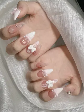 ネイル Lee Nails チップ長さだし専門店のネイルデザイン
