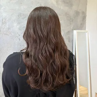 ロング カラー 豊川/Facil/ スズキサクラのヘアスタイル