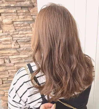 ロング カラー 似合わせバランス得意 青野さくらのヘアスタイル