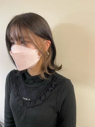 ミディアム 齋藤 リクのヘアスタイル