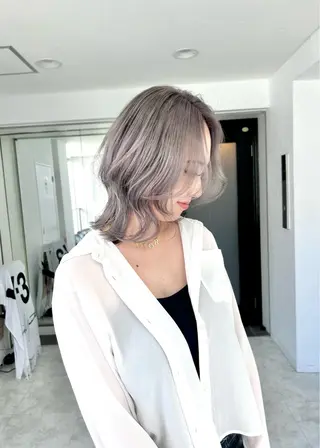 ショート カラー i'll 髪質改善 淀屋橋 大阪【イル】所属・エクステ 西山 翼のヘアスタイル