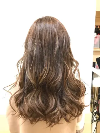 ロング カラー 失敗しないパーマ 赤塚雄輝のヘアスタイル