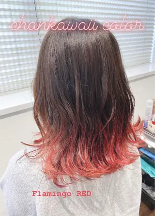 ミディアム カラー シェアサロンR所属・川合 勇気のヘアスタイル