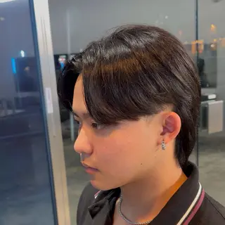 メンズ THE DAY TOKYO men's cut 表参道/青山所属・メンズセンターパート 外人風ヘア/KOTAのヘアスタイル