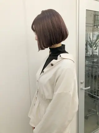 ショート カラー ノグチ ユウキ/ボブのヘアスタイル