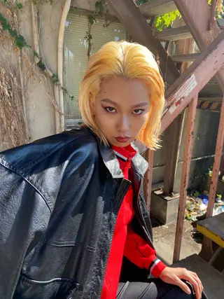 ミディアム カラー レイヤーカット/ ダブルカラー/櫻井のヘアスタイル