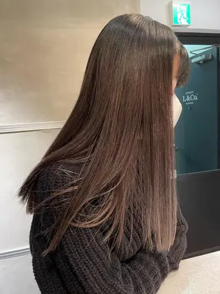 ロング カラー classic 新横浜所属・大人girly🛋️ 🤍yukakoのヘアスタイル