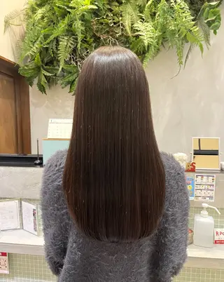 カラー かわいいを+🎀🤍 上品hair/ 星愛のヘアスタイル