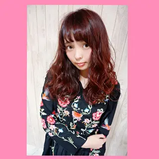 ロング カラー 韓国ヘア得意❤︎森澤 悠佳のヘアスタイル