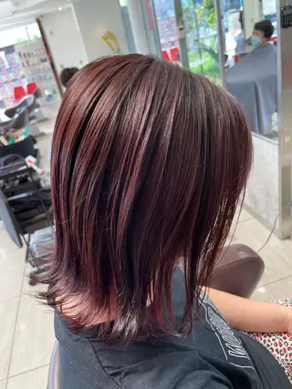 ショート カラー SOYON西大寺店所属・ダブルカラー/ 髪質改善💎安藤のヘアスタイル