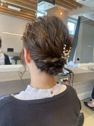 ショート ヘアアレンジ haruki所属・. nozomiのヘアスタイル