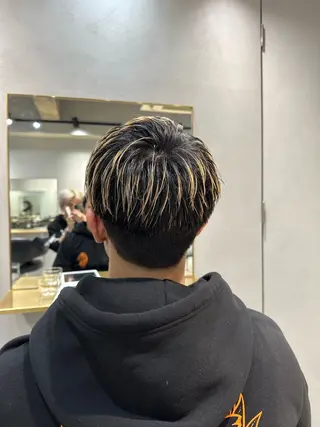 メンズ ウェーブパーマ/ レイヤー/齋藤大貴のヘアスタイル