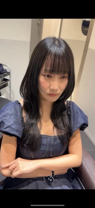 ロング カラー SALOWIN新宿三丁目【サロウィン】所属・ハッシュレイヤー💐 透明感カラー💐青木のヘアスタイル