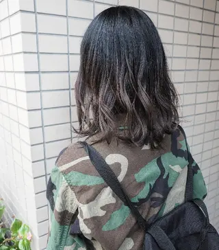 セミロング キノシタ ナオユキのヘアスタイル