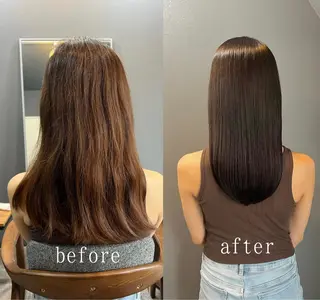 ロング カラー *くせ毛に特化* 【yun】のヘアスタイル