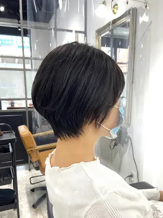 ショート アピール欄に重要な お知らせがありますのヘアスタイル