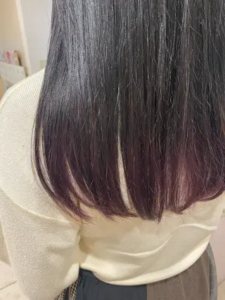 ロング カラー 森 麻衣葉のヘアスタイル