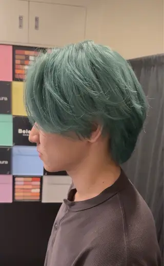 カラー メンズ ハイトーン美容師 🤍のあ🤍のヘアスタイル