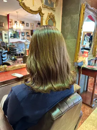 ミディアム 【レイヤー/韓国風 /髪質改善】RINのヘアスタイル