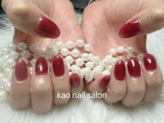 ネイル kao nail マグネット/長さだしのネイルデザイン