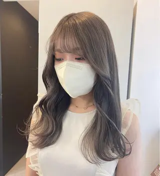 ロング カラー salowin原宿iori所属・💋ハイトーンデザイ ンヘア💋A'nyuのヘアスタイル