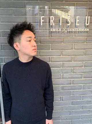 ショート パーマ FRISEUR smile&gentleman所属・【川西能勢口駅1分】 木村　翔乃佑のヘアスタイル
