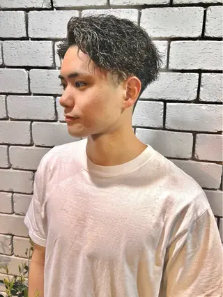 ショート パーマ メンズ men’s salon NOA solte. 【メンズサロン ノアソルテ】所属・メンズパーマ職人 加藤 弘貴のヘアスタイル