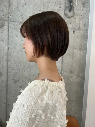 ショート ボブ×縮毛矯正 ryotaのヘアスタイル