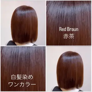 ミディアム カラー 小川 涼のヘアスタイル