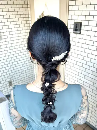 ヘアアレンジ 推し活＊イベントヘア 💕ゆり🐈🐾のヘアスタイル