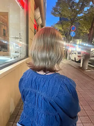 ミディアム CHIHIRO メリケンビューティーのヘアスタイル