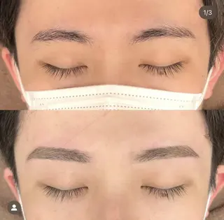 メンズ アイブロウ 120%可愛い保証 💝fein心斎橋店のマツエク・マツパデザイン