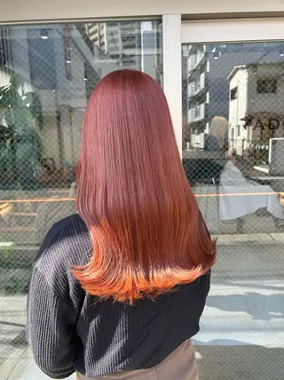 セミロング カラー 🌷横浜/レイヤー /艶カラー🌷のヘアスタイル