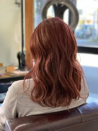 セミロング カラー ヘアアレンジ マツエク・マツパ アイブロウ Mel hair design所属・Mel【千葉中央】 サイトウのヘアスタイル
