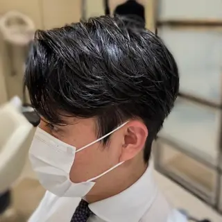 パーマ メンズ メンズ縮毛矯正 ♠️店長下平隼人のヘアスタイル