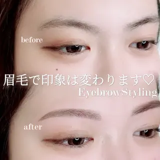 アイブロウ WHITEEYE堺東 店長/藁粥　明の眉毛・アイブロウイメージ