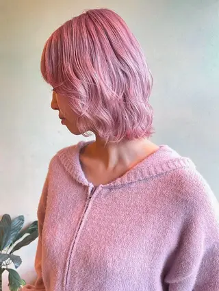 ミディアム カラー *♪ひなた ⋆カットモデル募集のヘアスタイル