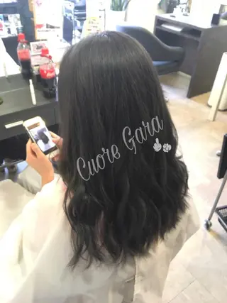 ロング カラー 💓シールエクステ ルミエールのヘアスタイル