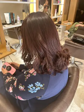 ミディアム カラー Hattori Ryukiのヘアスタイル