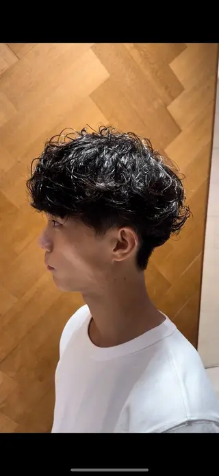 パーマ メンズ 古賀 治輝のヘアスタイル