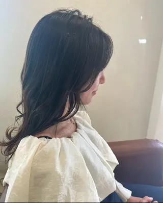 セミロング spin hair桂店所属・spin hair桂 高宮彩花のヘアスタイル